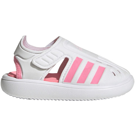 adidas Water Sandals for Toddlers in White and Pink