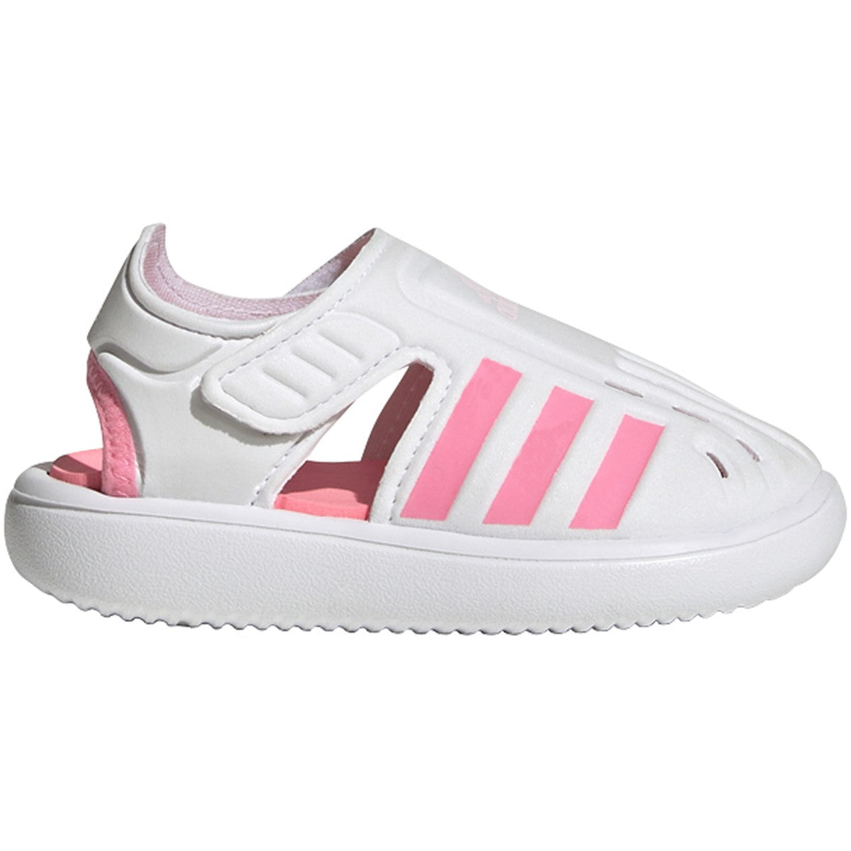 adidas Water Sandals for Toddlers in White and Pink