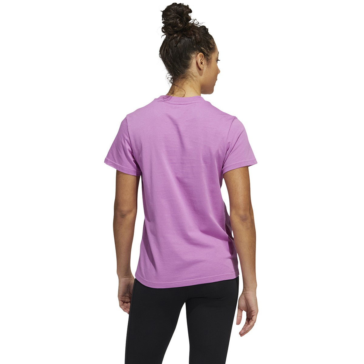adidas Womens 2 Tone Graphic Tee with Logo