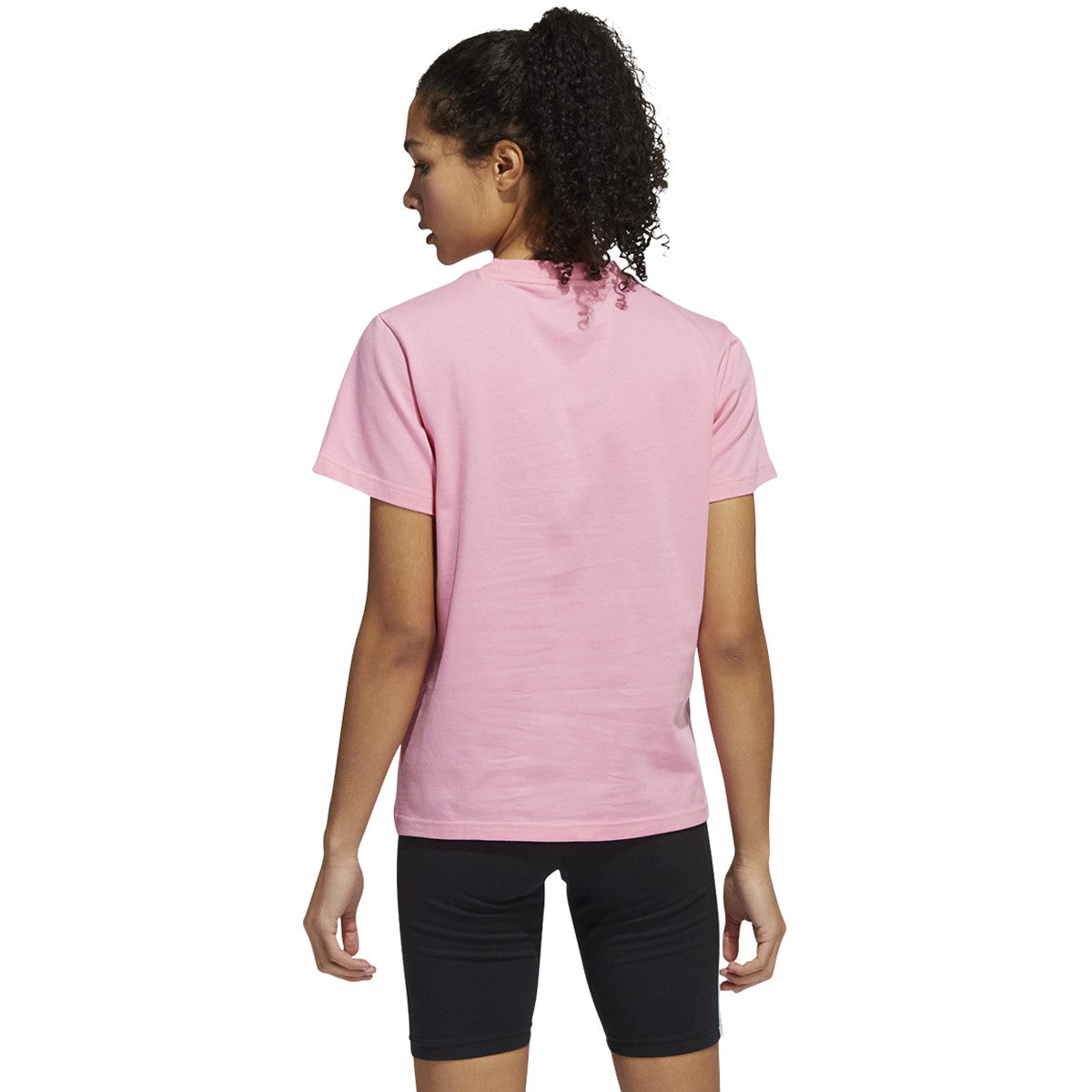 adidas Womens 2 Tone Graphic Tee with Logo