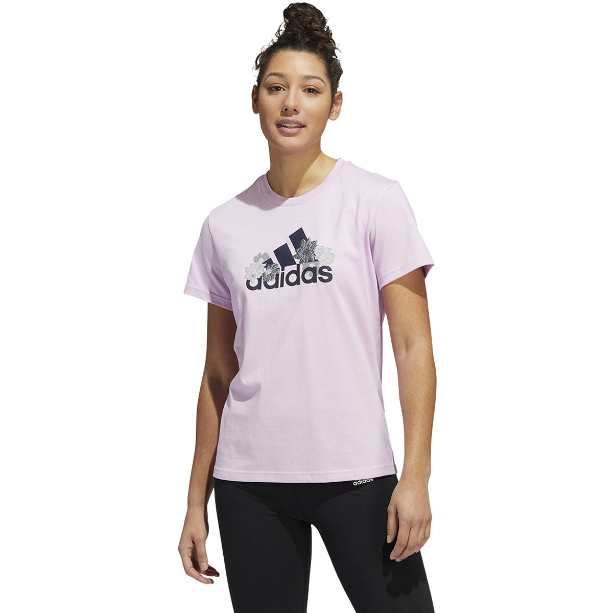 adidas Womens Floral Graphic Tee