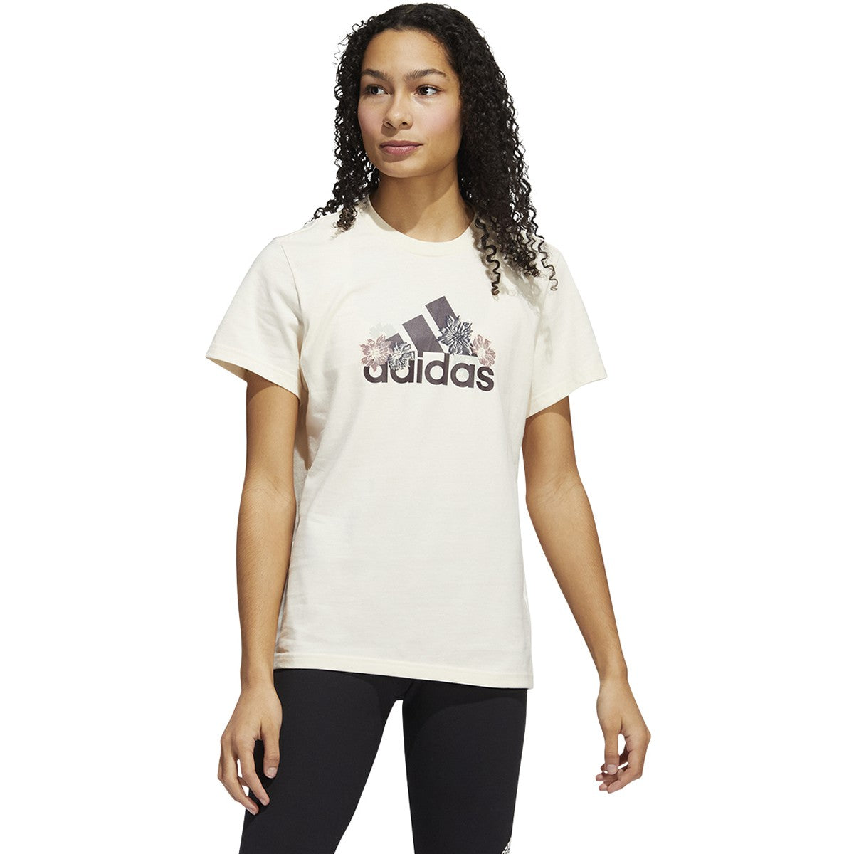 adidas Womens Floral Graphic Tee