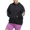 adidas Womens Plus Size Floral Graphic Hoodie