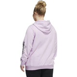adidas Womens Plus Size Floral Graphic Hoodie