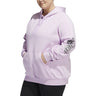 adidas Womens Plus Size Floral Graphic Hoodie