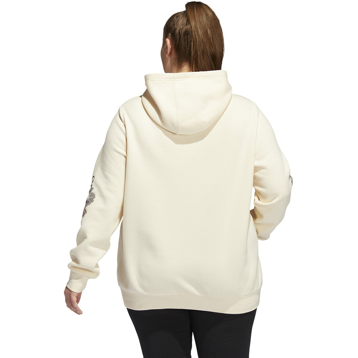 adidas Womens Plus Size Floral Graphic Hoodie