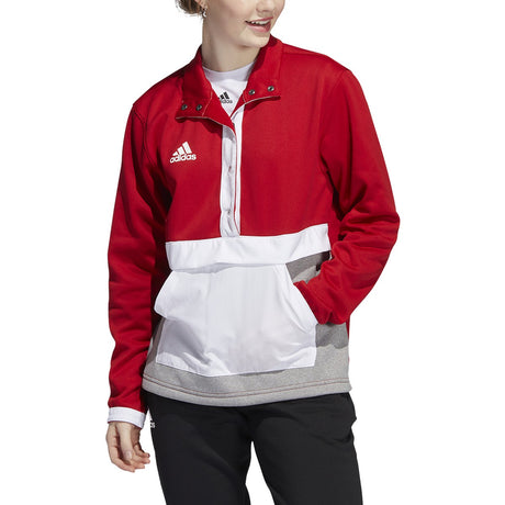 adidas Womens Team Issue 1/4 Snap Pullover