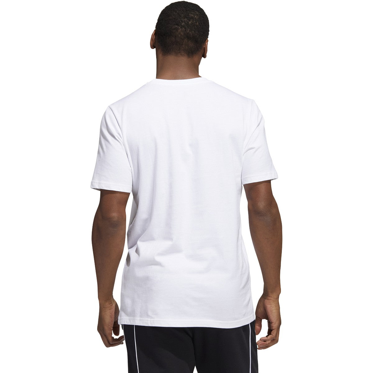 adidas World Wide Hoops Badge of Sport Mens Basketball T-Shirt