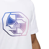 adidas World Wide Hoops Badge of Sport Mens Basketball T-Shirt
