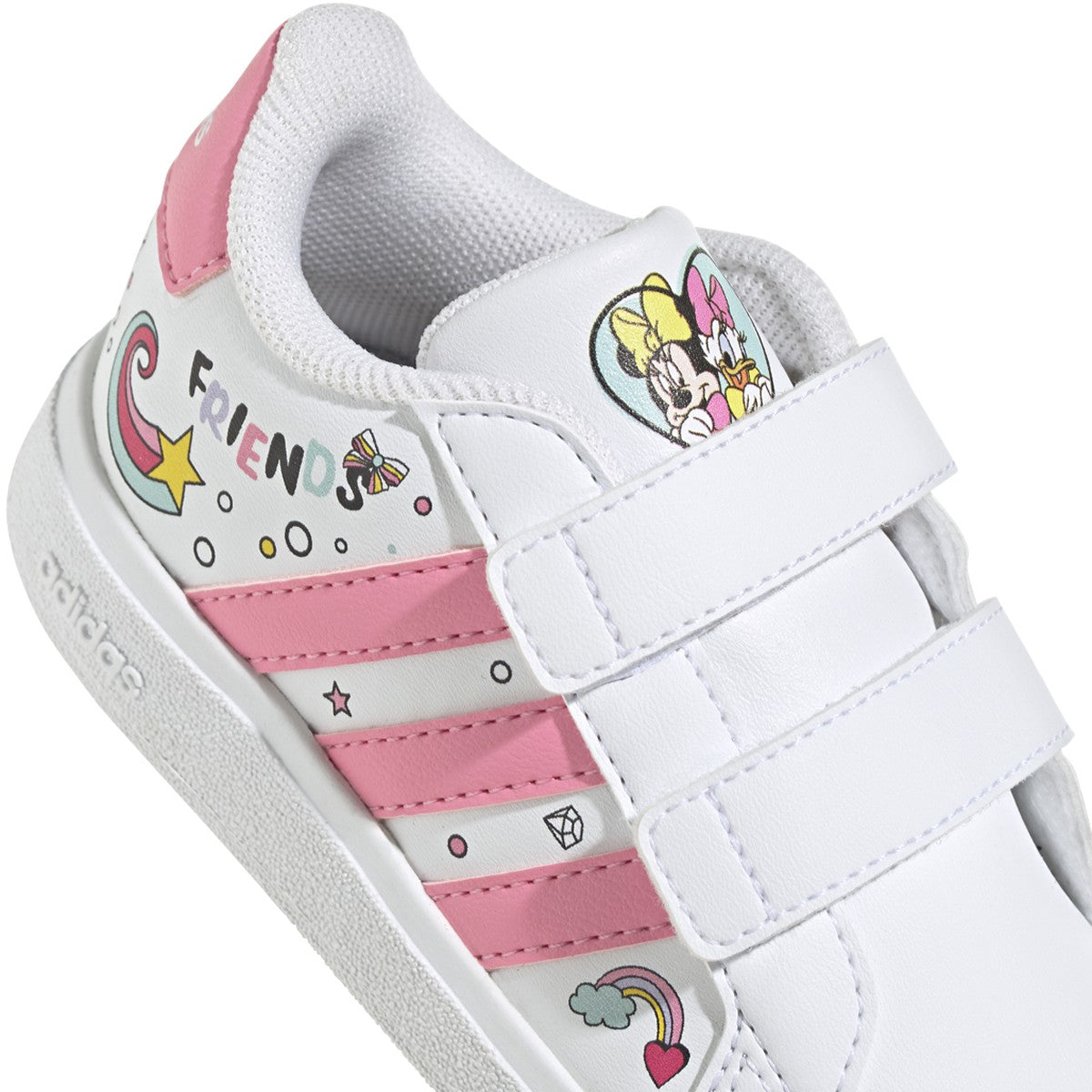 adidas x Disney Grand Court 2.0 Toddler Shoes with Minnie Mouse