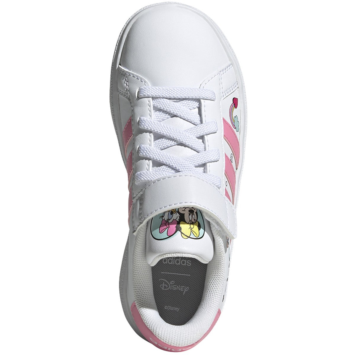 adidas x Disney Grand Court Kids Shoes with Minnie Mouse