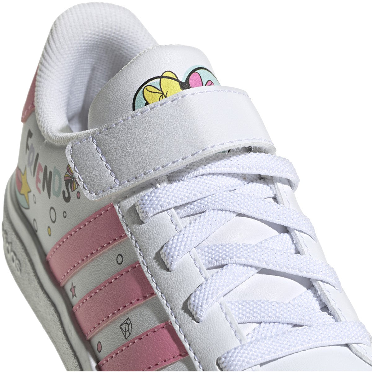 adidas x Disney Grand Court Kids Shoes with Minnie Mouse