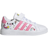 adidas x Disney Grand Court Kids Shoes with Minnie Mouse