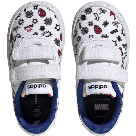 adidas x Marvel Vulcraid3r Spider-Man Hook-and-Loop Toddlers Shoes