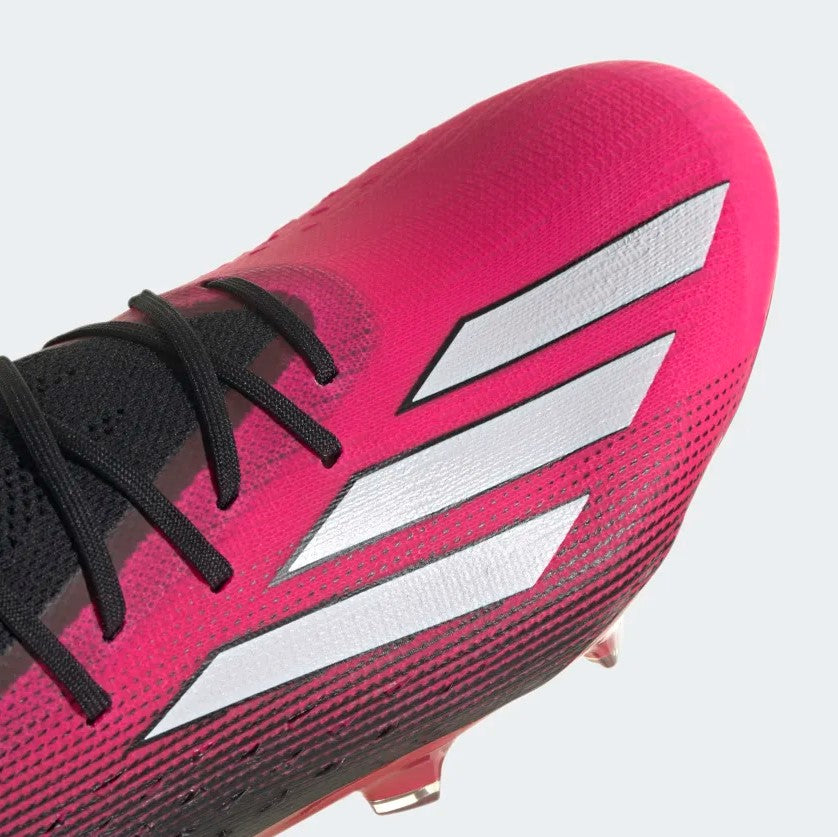 adidas x Speedportal.1 Firm Ground Adult Soccer Cleats in Pink and Black
