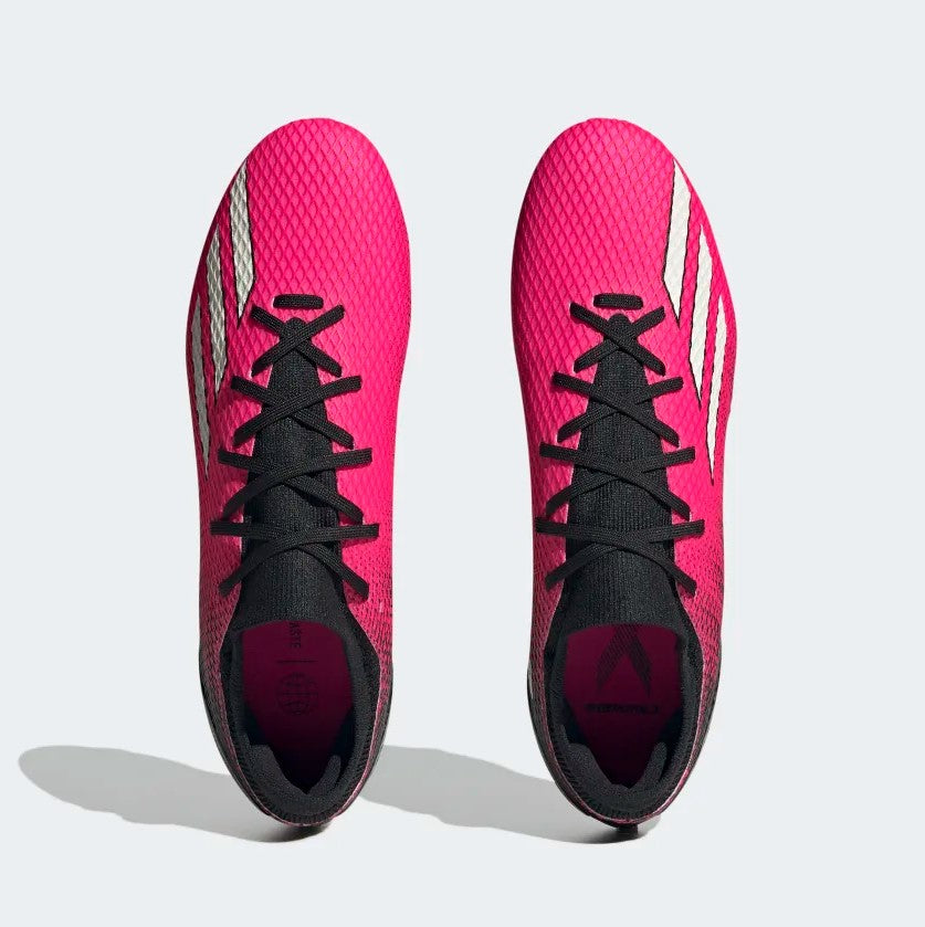adidas x Speedportal.3 Firm Ground Adult Soccer Cleats in Pink and Black
