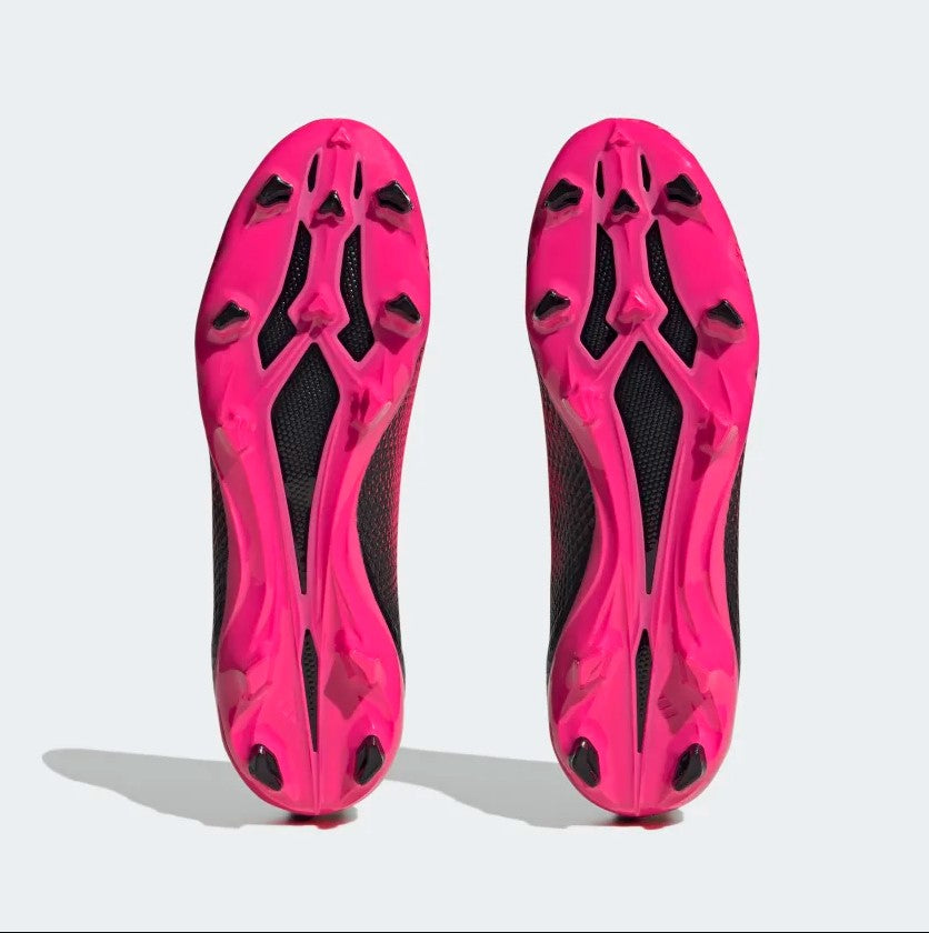 adidas x Speedportal.3 Firm Ground Adult Soccer Cleats in Pink and Black