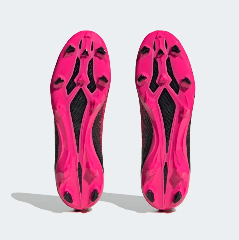 adidas x Speedportal.3 Firm Ground Adult Soccer Cleats in Pink and Black
