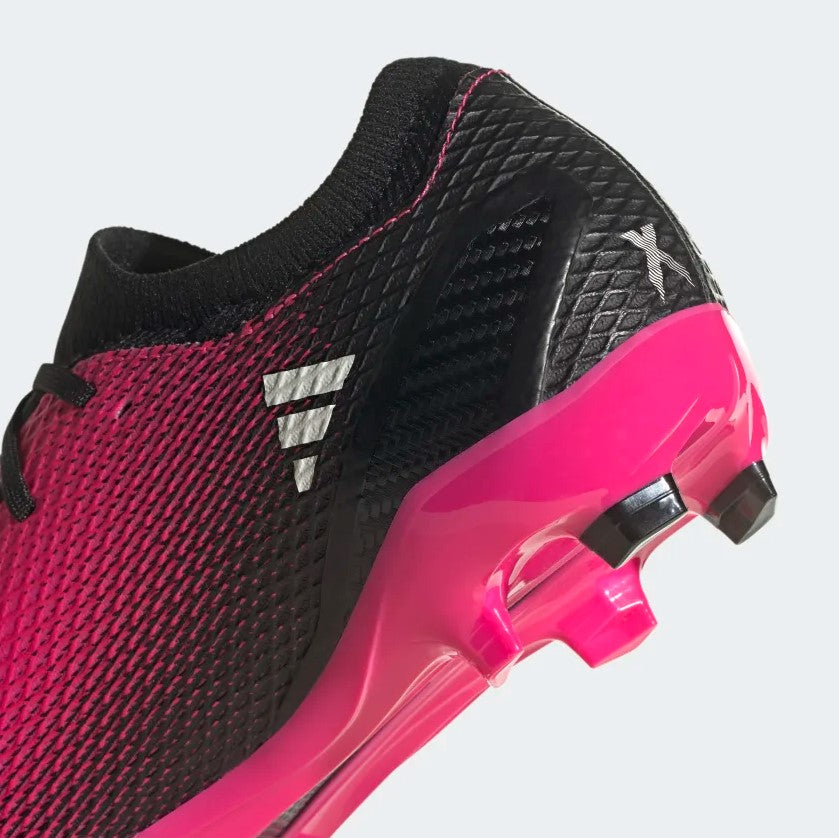 adidas x Speedportal.3 Firm Ground Adult Soccer Cleats in Pink and Black