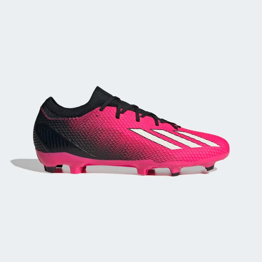 adidas x Speedportal.3 Firm Ground Adult Soccer Cleats in Pink and Black