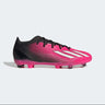 adidas x Speedportal.2 Firm Ground Adult Soccer Cleats in Pink and Black