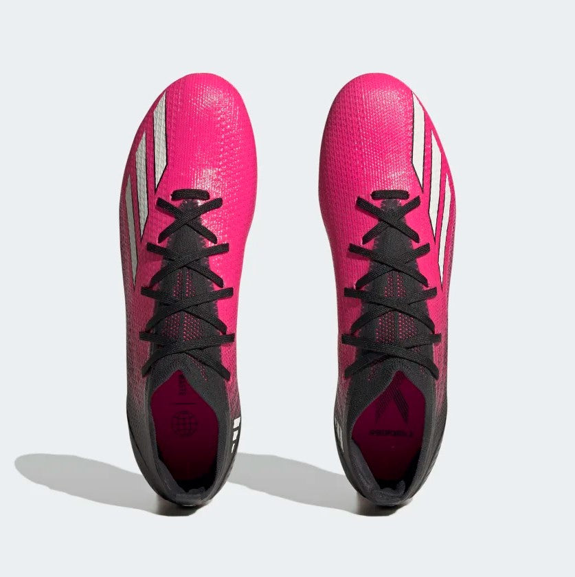 adidas x Speedportal.2 Firm Ground Adult Soccer Cleats in Pink and Black