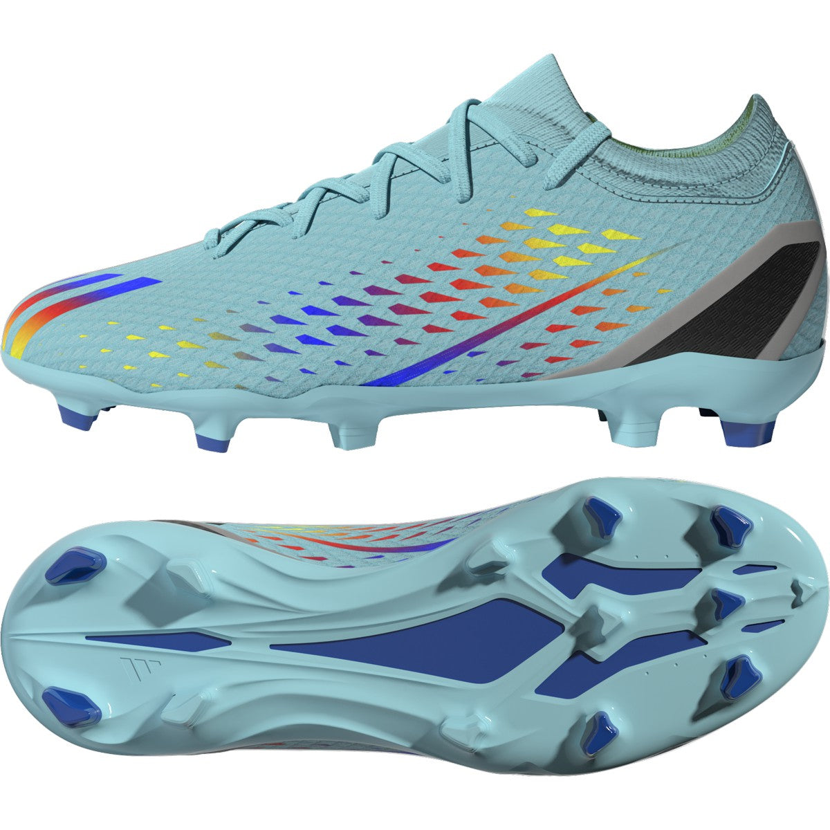 adidas X Speedportal.3 Firm Ground Youth Soccer Cleats in Aqua