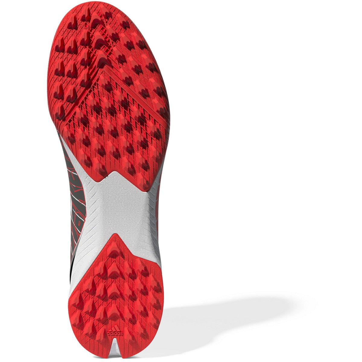 adidas X SpeedPortal Messi.3 Turf Soccer Shoes in White and Red