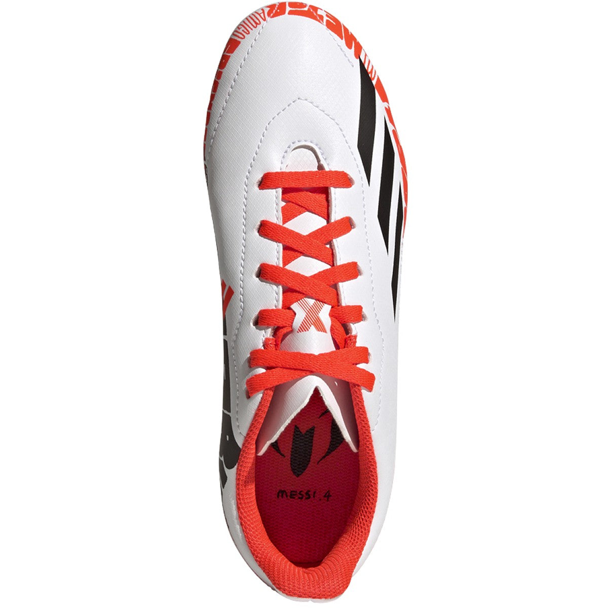 adidas X Speedportal Messi.4 Kids Soccer Cleats in White