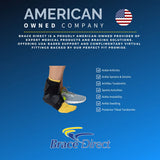 Brace Direct Easy Lace Up Ankle Brace - Quick-Adjust Ankle Support for Sports & Recovery