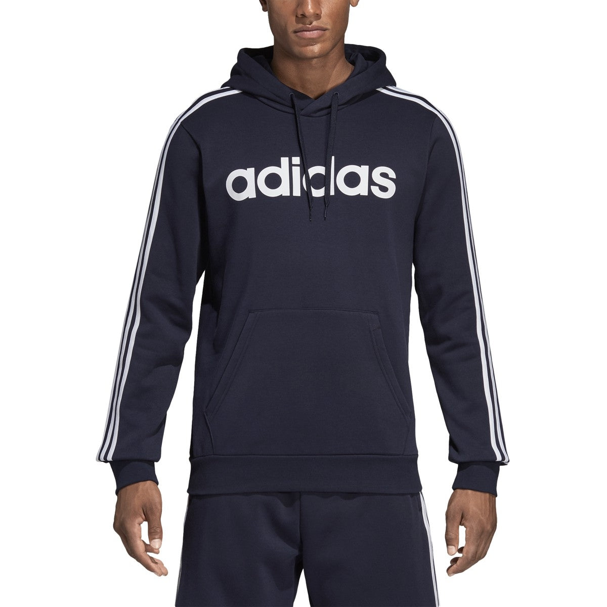 adidas Essentials 3-Stripes Pullover Hoodie-Men's Multi-Sport