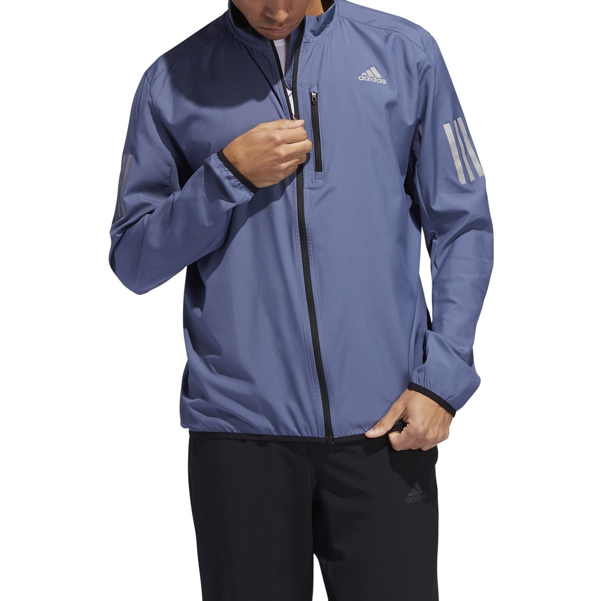 adidas Essential 3-Stripes Tricot Track Jacket-Men's Training