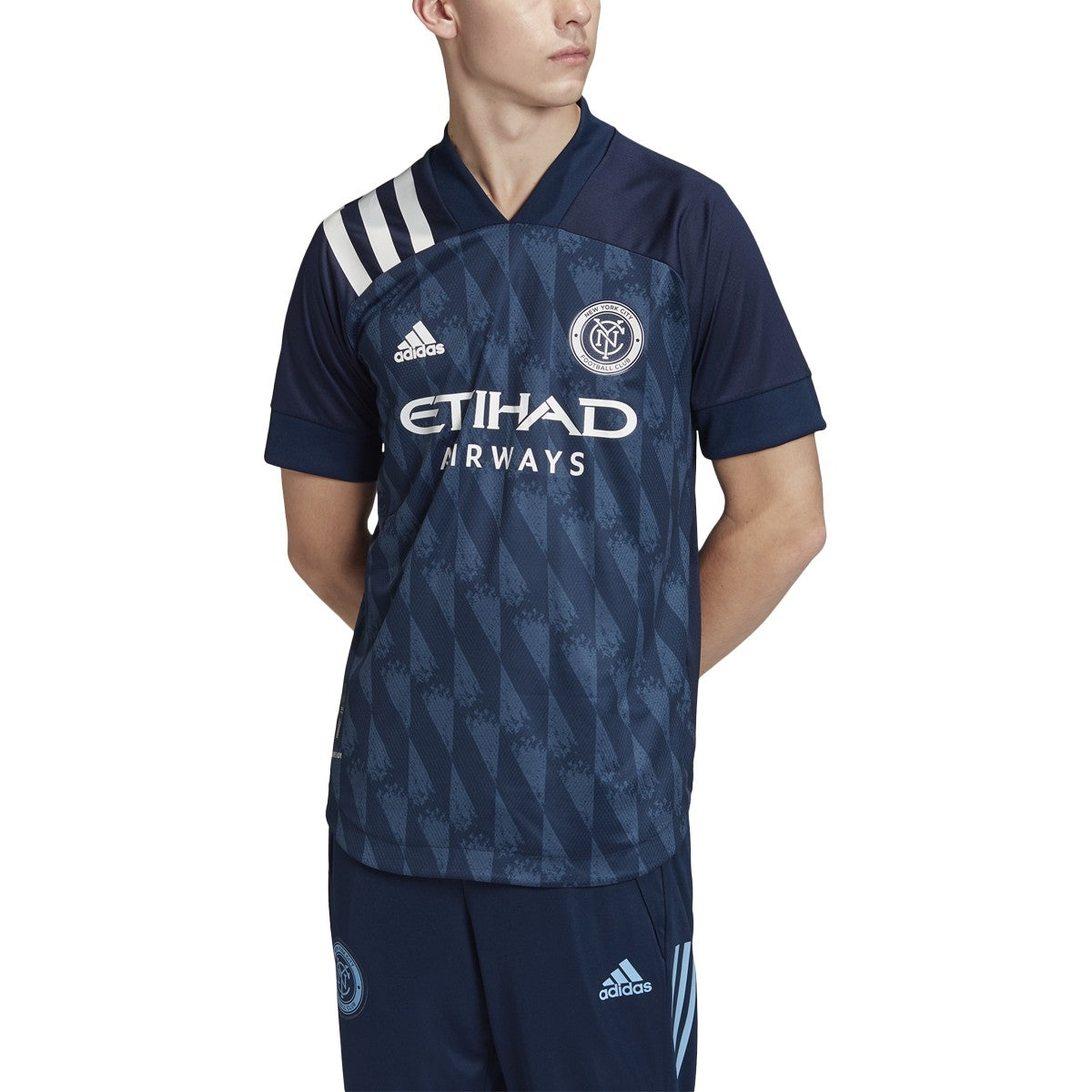 adidas New York City FC Away Authentic Jersey - Men's Soccer