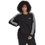 adidas Essentials Womens Plus Size Sweatshirt with 3 Stripes