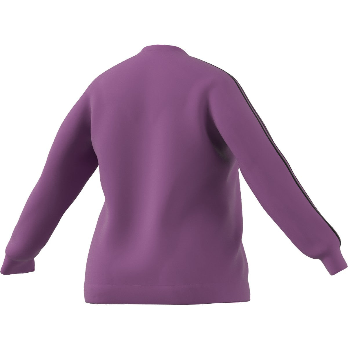 adidas Essentials Womens Plus Size Sweatshirt with 3 Stripes