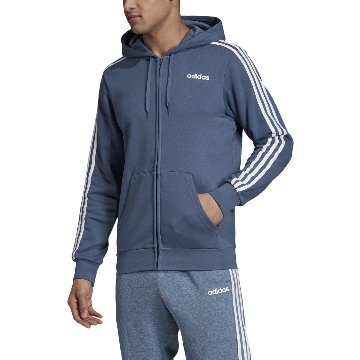 adidas Essentials 3-Stripes Fleece Hoodie - Men's Multi-Sport