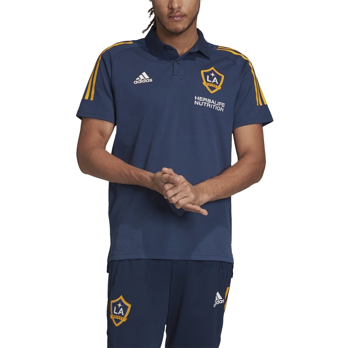 adidas LA Galaxy Polo Shirt - Men's Soccer