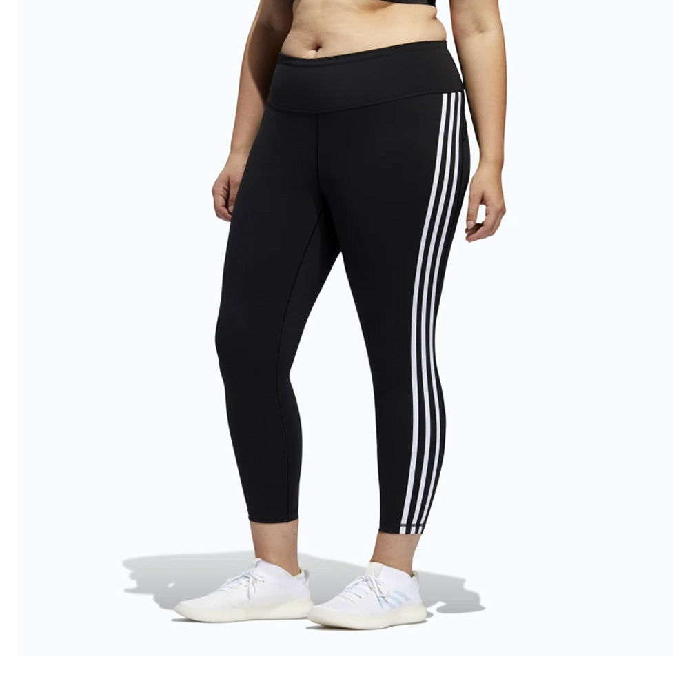 adidas Believe This 3-Stripes 7/8th (Plus Size) Tight - Women's Training