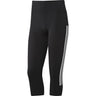 adidas Believe This 3-Stripes Three-Quarter Tights-Women's Training