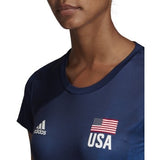 adidas Usa Volleyball Prime Replica Tee-Women's Volleyball