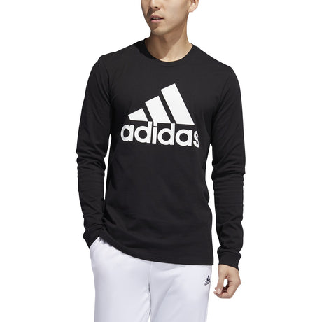 adidas Badge of Sport Longsleeve Tee - Mens Multi-Sport