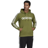 adidas Essentials 3-Stripes Pullover Hoodie - Men's Casual