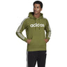 adidas Essentials 3-Stripes Pullover Hoodie - Men's Casual