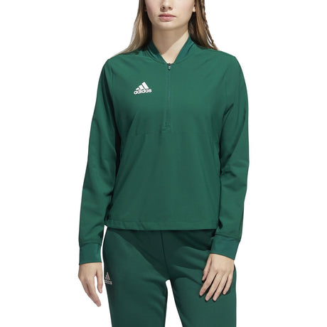 adidas Long Sleeve 1/4 Zip Top - Women's Casual