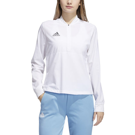 adidas Long Sleeve 1/4 Zip Top - Women's Casual