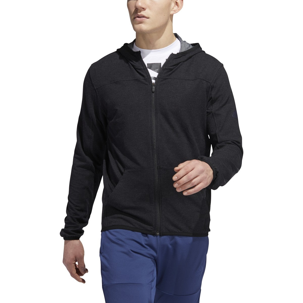 adidas City Studio Fleece Full-Zip Hoodie - Men's Casual