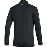 adidas 3-Stripe Midweight 1/2 Zip Polo-Men's Golf