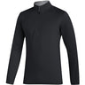 adidas 3-Stripe Midweight 1/2 Zip Polo-Men's Golf