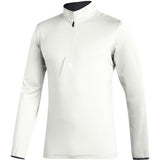 adidas 3-Stripe Midweight 1/2 Zip Polo-Men's Golf