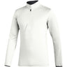 adidas 3-Stripe Midweight 1/2 Zip Polo-Men's Golf